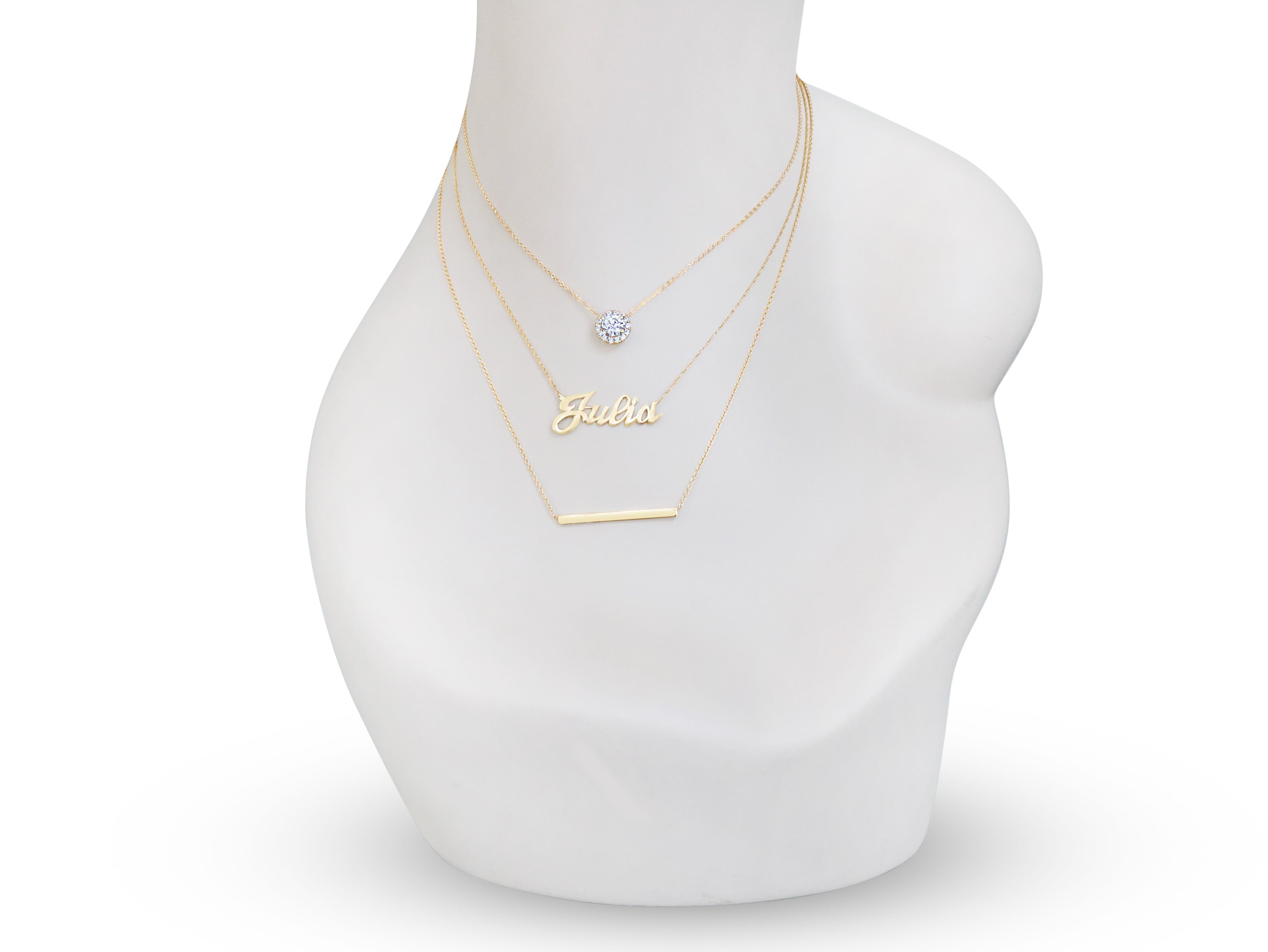 Noelle Diamond Lock Necklace – Noelle and Co.