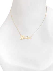 Personalized Gold Necklace
