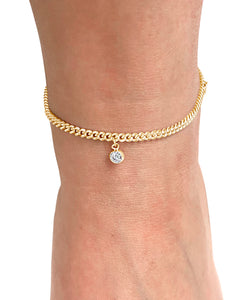 Abella Curb Chain Anklet